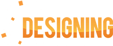 Company logo for "Designing Digitally" with cogwheel and circuit elements, emphasizing the Serious Game aspect.