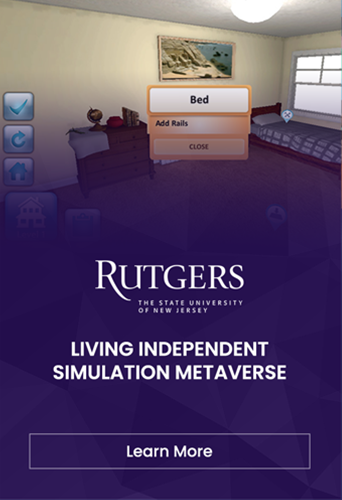 Rutgers Metaverse Simulation for Living Independent Students.