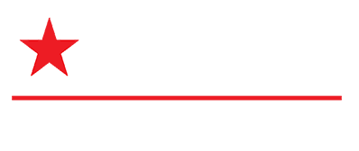 A red and white logo with a cross in the middle, representing the harmony of Public School Employees during onboarding.