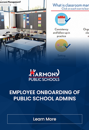 Onboarding of public school administrators for harmonious employee integration.