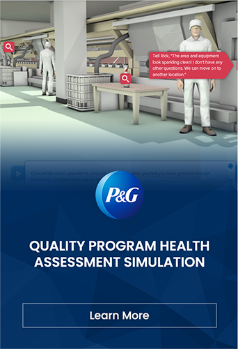Quality program assessment simulation.